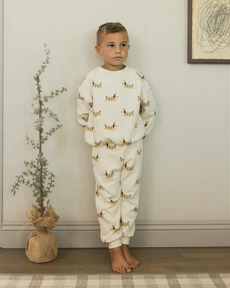 Relaxed Sweatshirt | Christmas Dogs