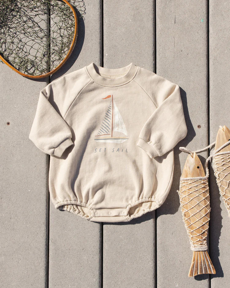 Crewneck Romper | Set Sail
