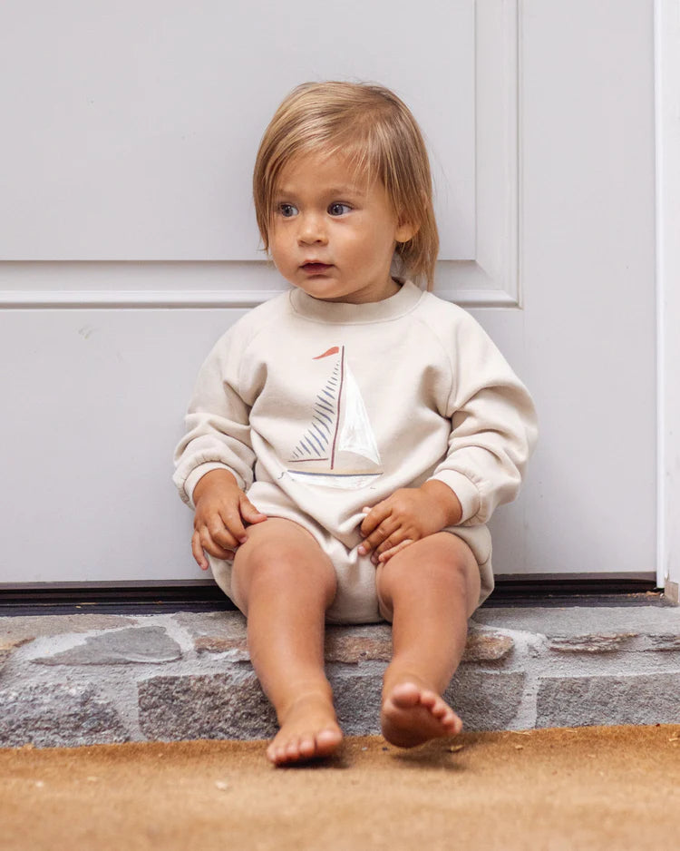 Crewneck Romper | Set Sail