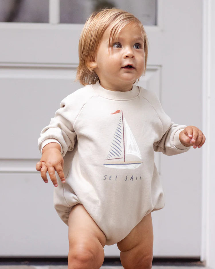 Crewneck Romper | Set Sail