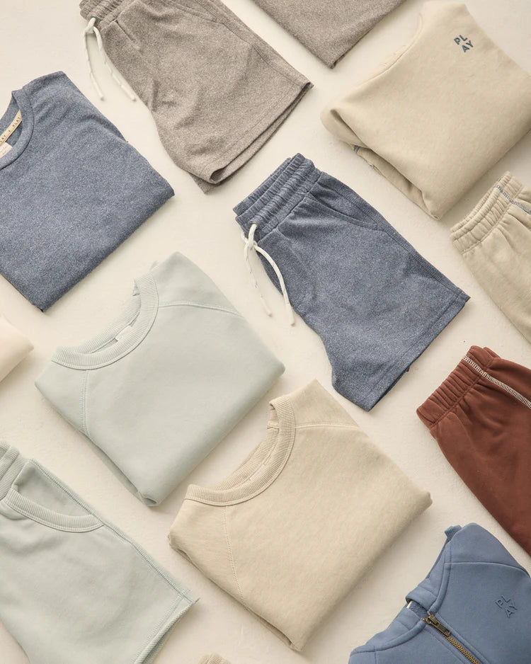 Cove Essential Tee | Heathered Marine