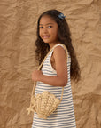 Crochet Bow Clip | Marine