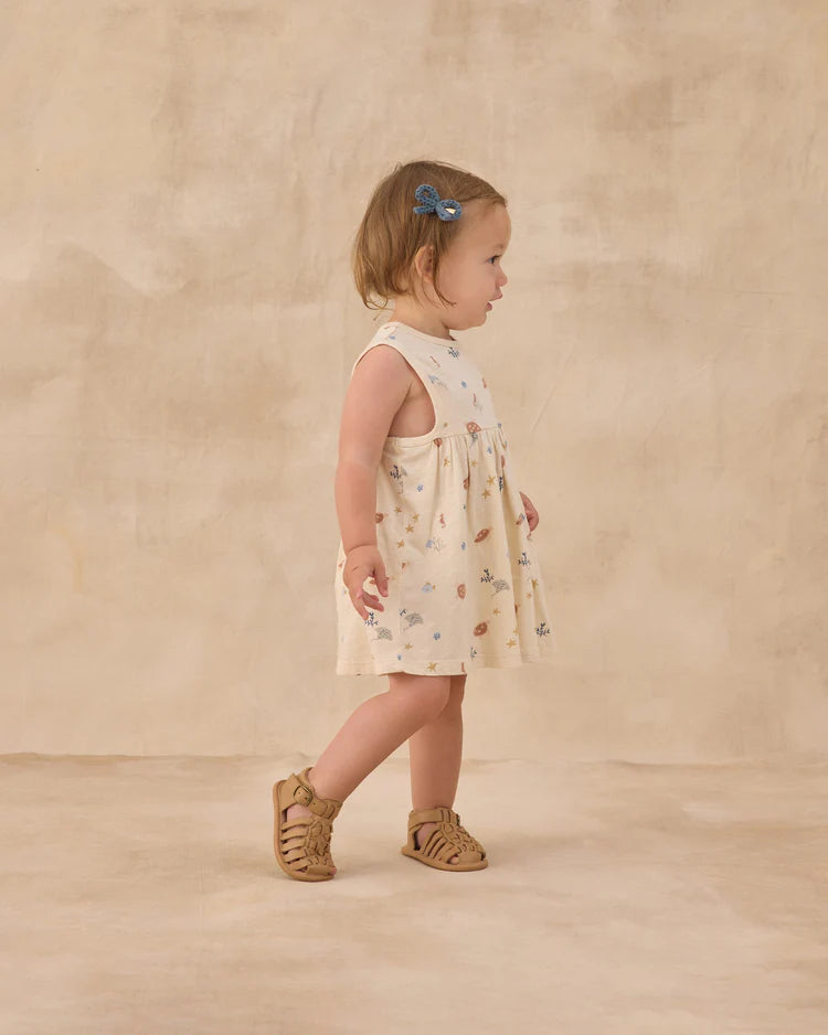 Crochet Bow Clip | Marine