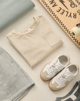 Cove Essential Pocket Tee || Heathered Pebble