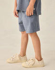 Oceanside Tech Short | Heathered Marine