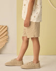Perry Short || Ocre Check