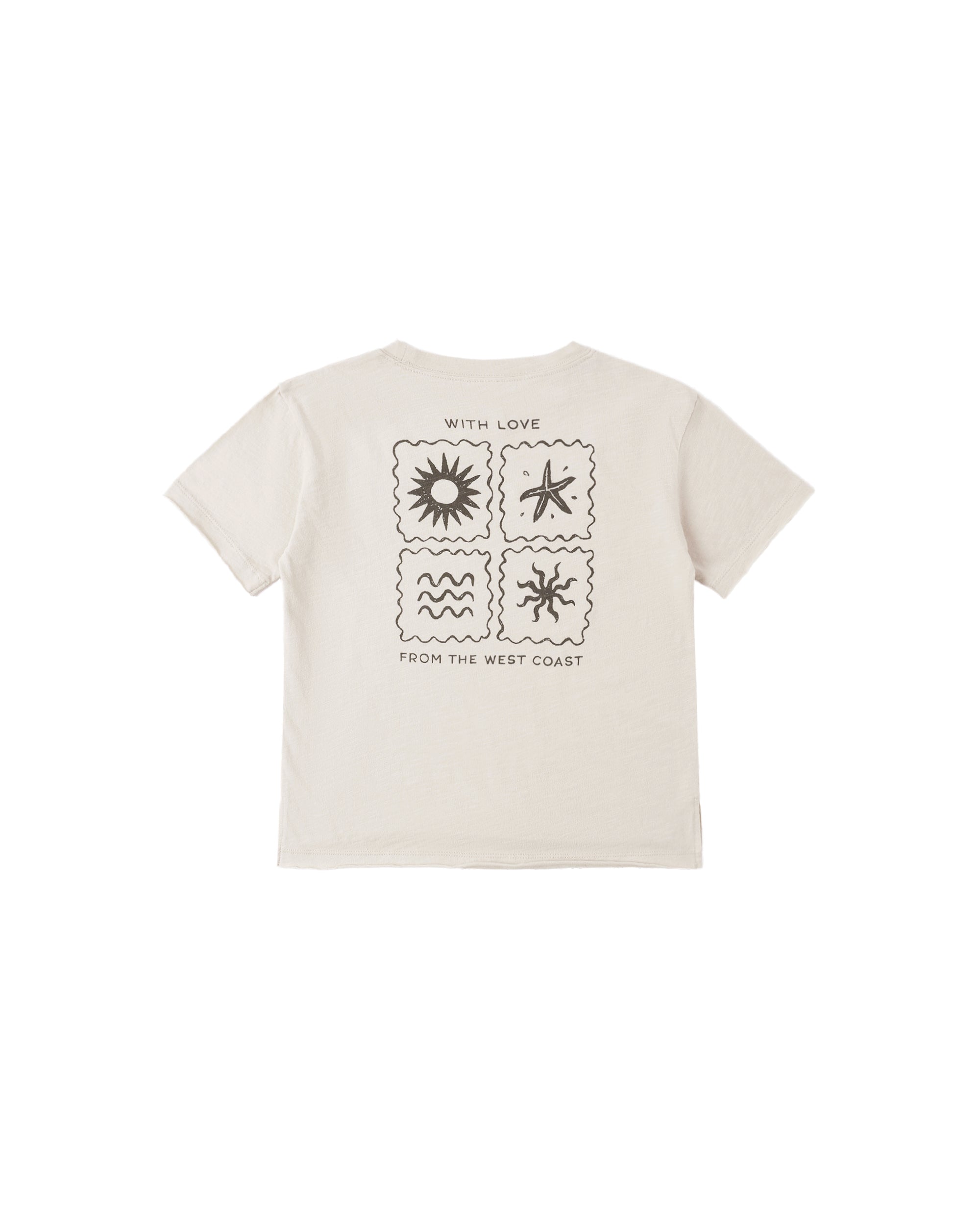 Raw Edge Tee || West Coast