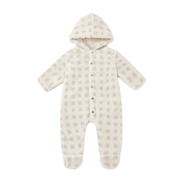 Fleece Jumpsuit | Sage Check