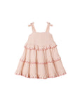 Ruffle Swing Dress || Petal Gingham