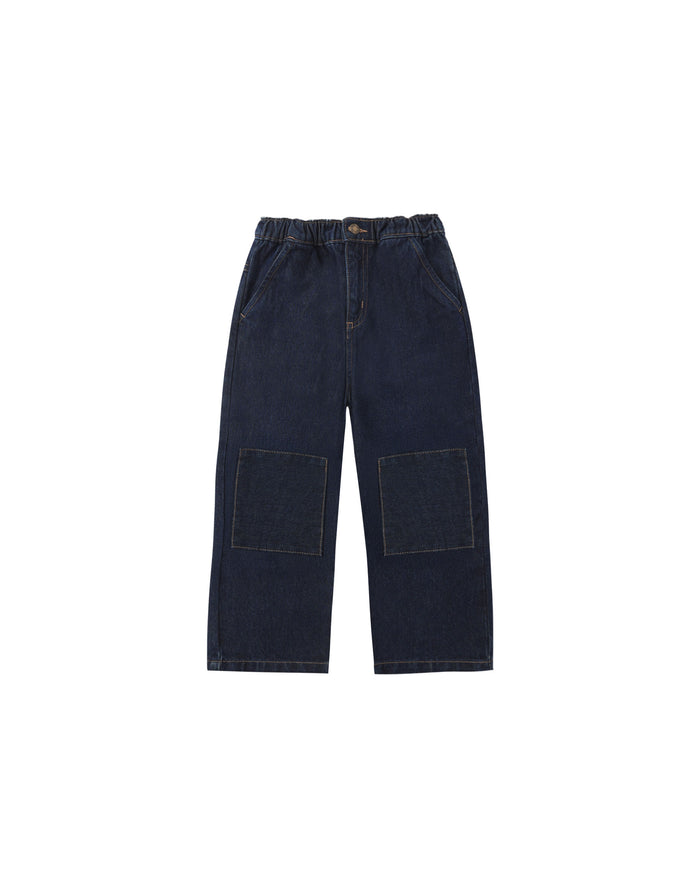 Rylee + Cru Baggy Pant | Dark Indigo