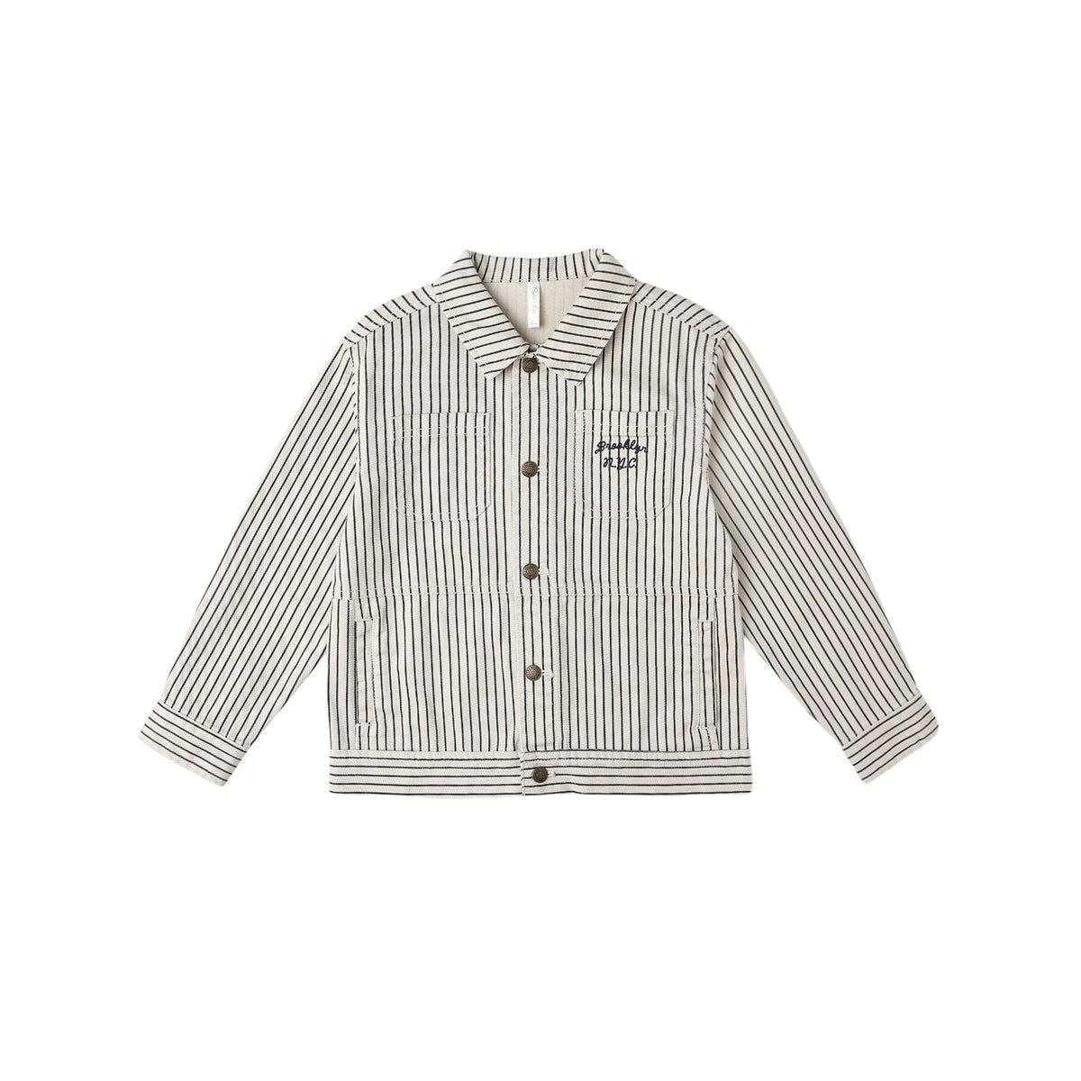 Rylee & Cru Chore Coat | Navy Pinstripe