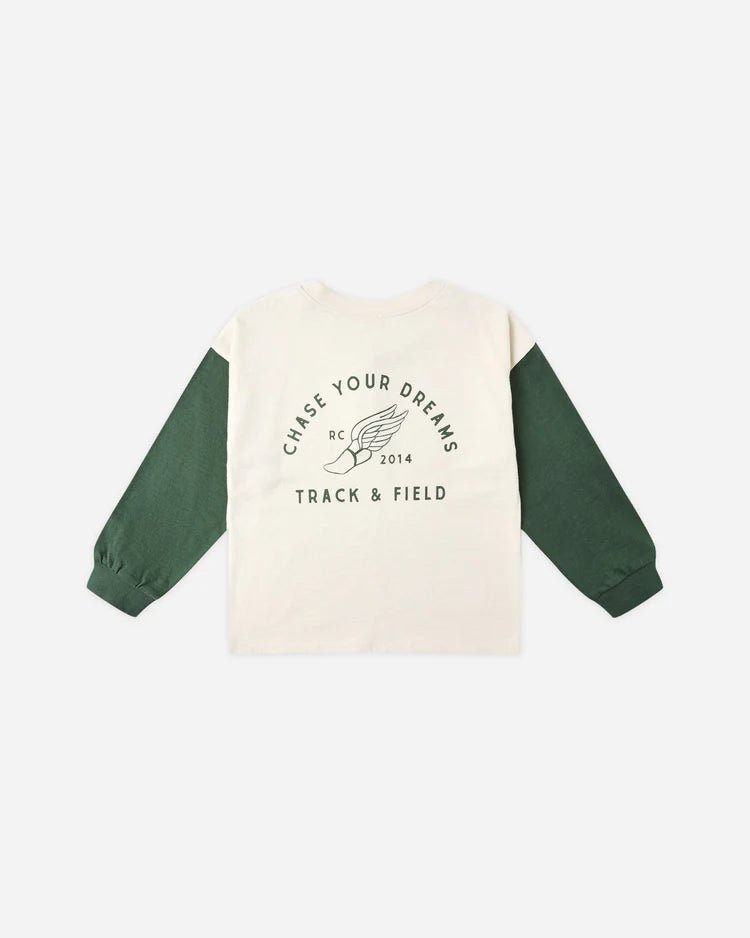 Relaxed Long Sleeve Henley | Chase Your Dreams