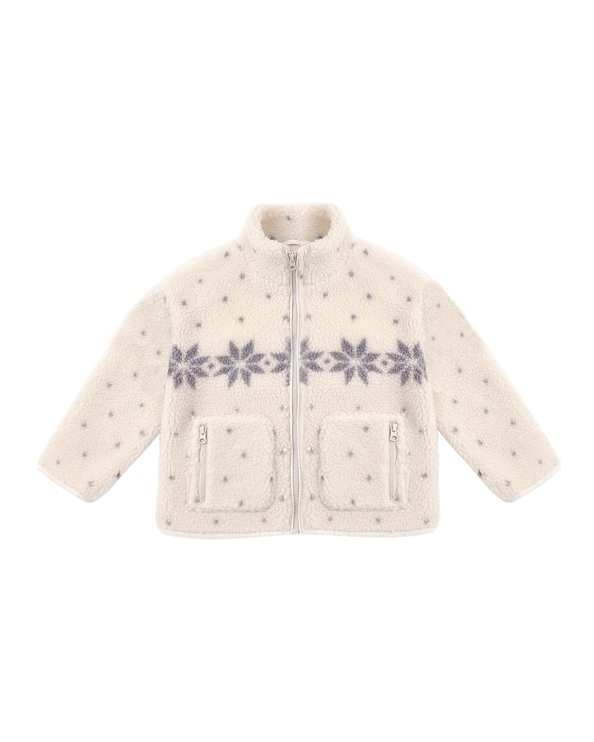 Rylee + Cru Felix Jacket | Natural Fair Isle
