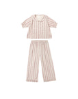 Ruffle Pajamas | Candy Cane Stripe
