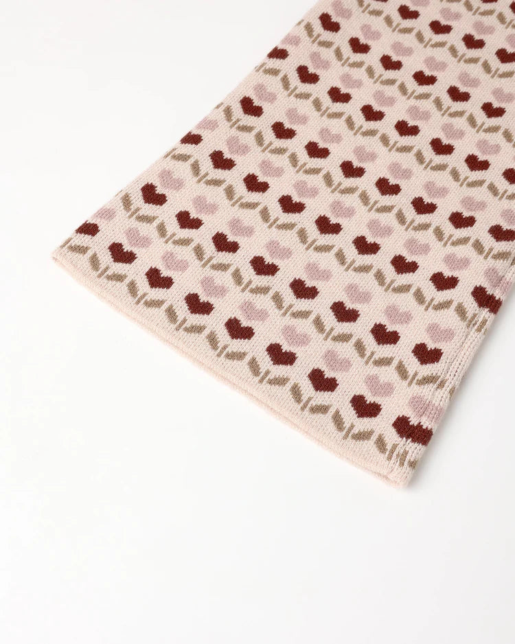 Jacquard Knit Set | Ruby Hearts
