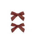 Bows, Set of 2 | Ruby