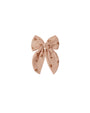 Oversized Bow || Cherry Embroidery