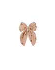 Oversized Bow || Cherry Embroidery