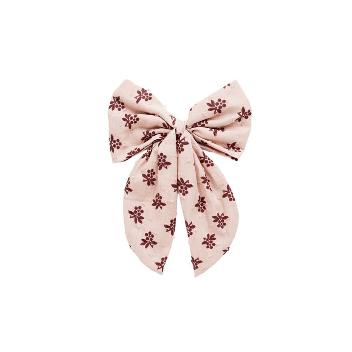 Rylee & Cru Oversized Bow | Blush Fleur