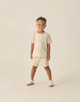 Oceanside Tech Short || Heathered Pebble