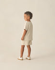 Oceanside Tech Short || Heathered Pebble