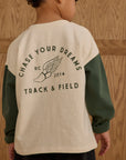 Relaxed Long Sleeve Henley | Chase Your Dreams