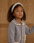 Collared Cardigan | Dusty Blue