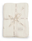Embroidered Muslin Blanket | Wild Chamomile