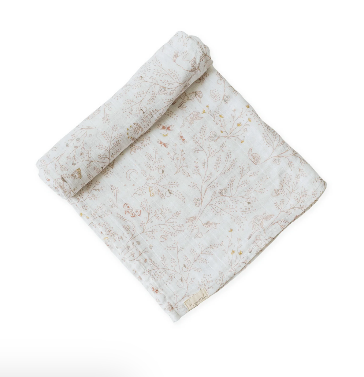 Pehr Organic Cotton Muslin Swaddle | Secret Garden