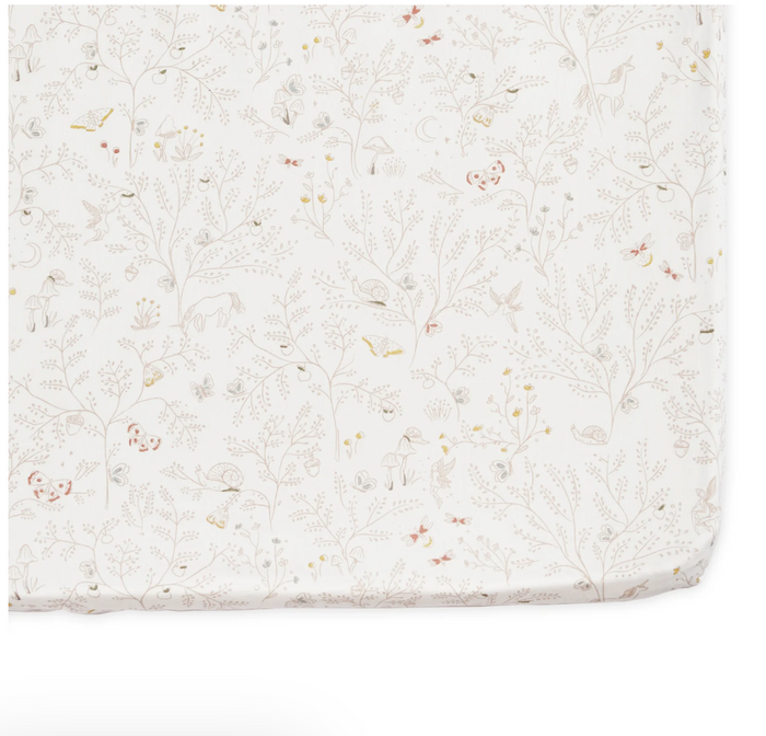 Pehr Organic Cotton Crib Sheet | Secret Garden