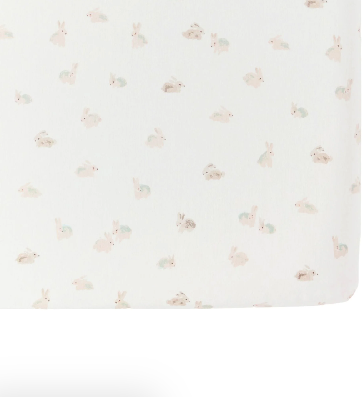 Pehr Organic Cotton Crib Sheet | Hoppy Bunny