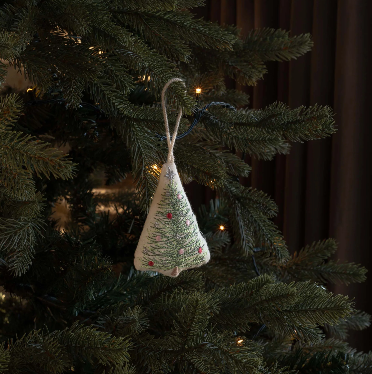 Embroidered Ornament | Christmas Tree