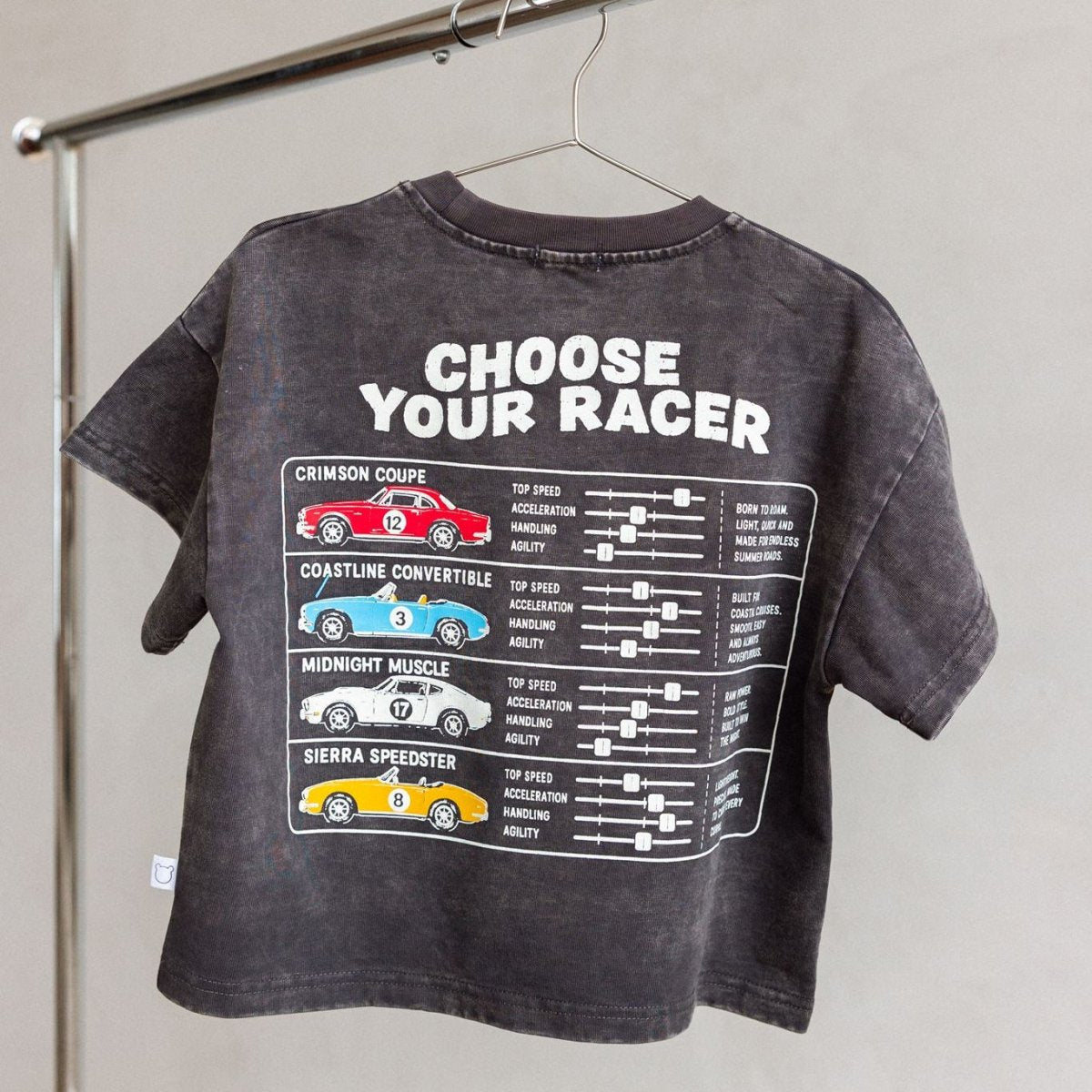 Roobear Choose Your Racer Organic Cotton Tee
