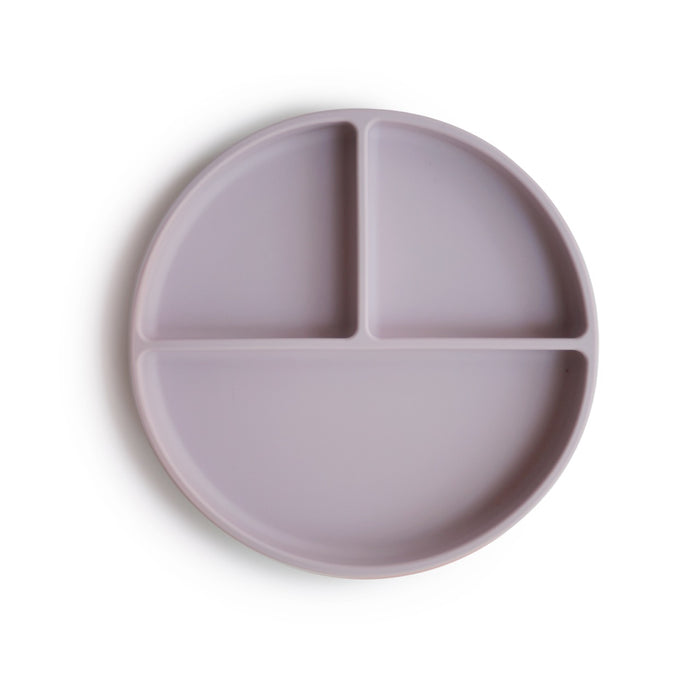 Mushie Silicone Suction Plate | Soft Lilac