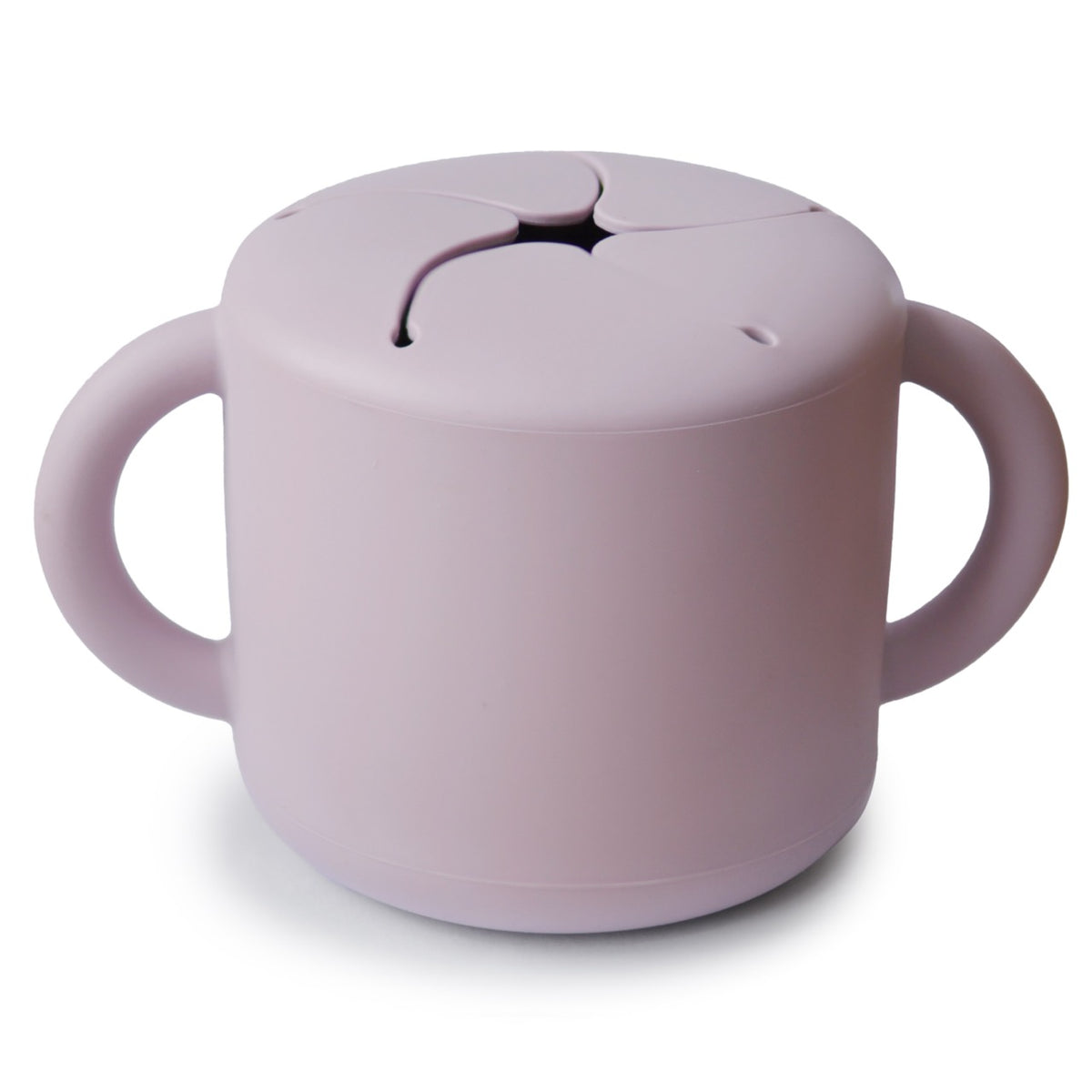 Mushie Silicone Snack Cup | Soft Lilac