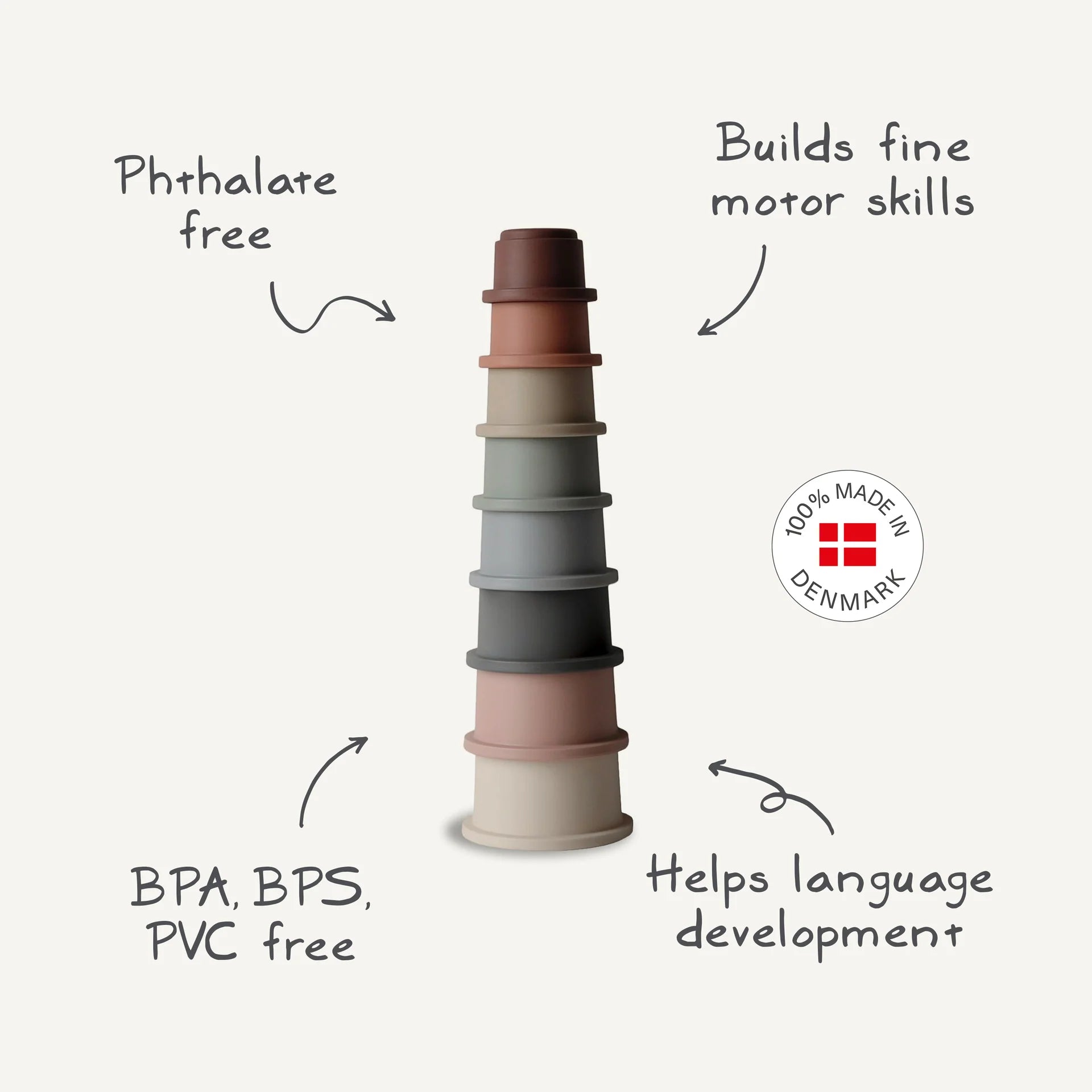 Stacking Cups Toy | Forest
