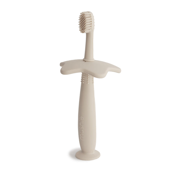Mushie Star Training Toothbrush | Shifting Sand