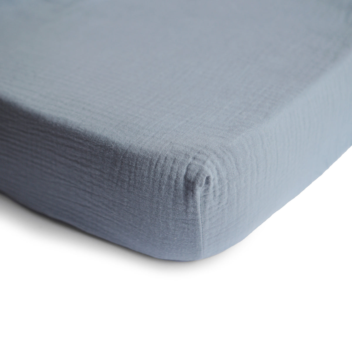 Mushie Extra Soft Muslin Crib Sheet | Tradewinds