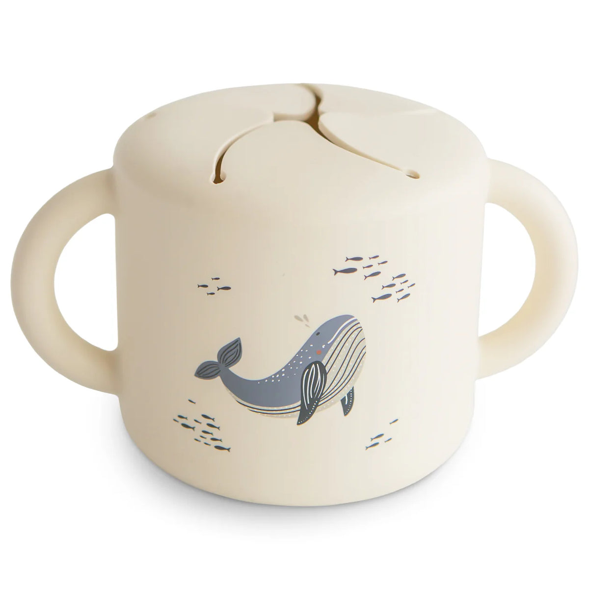 Mushie Silicone Snack Cup | Whales