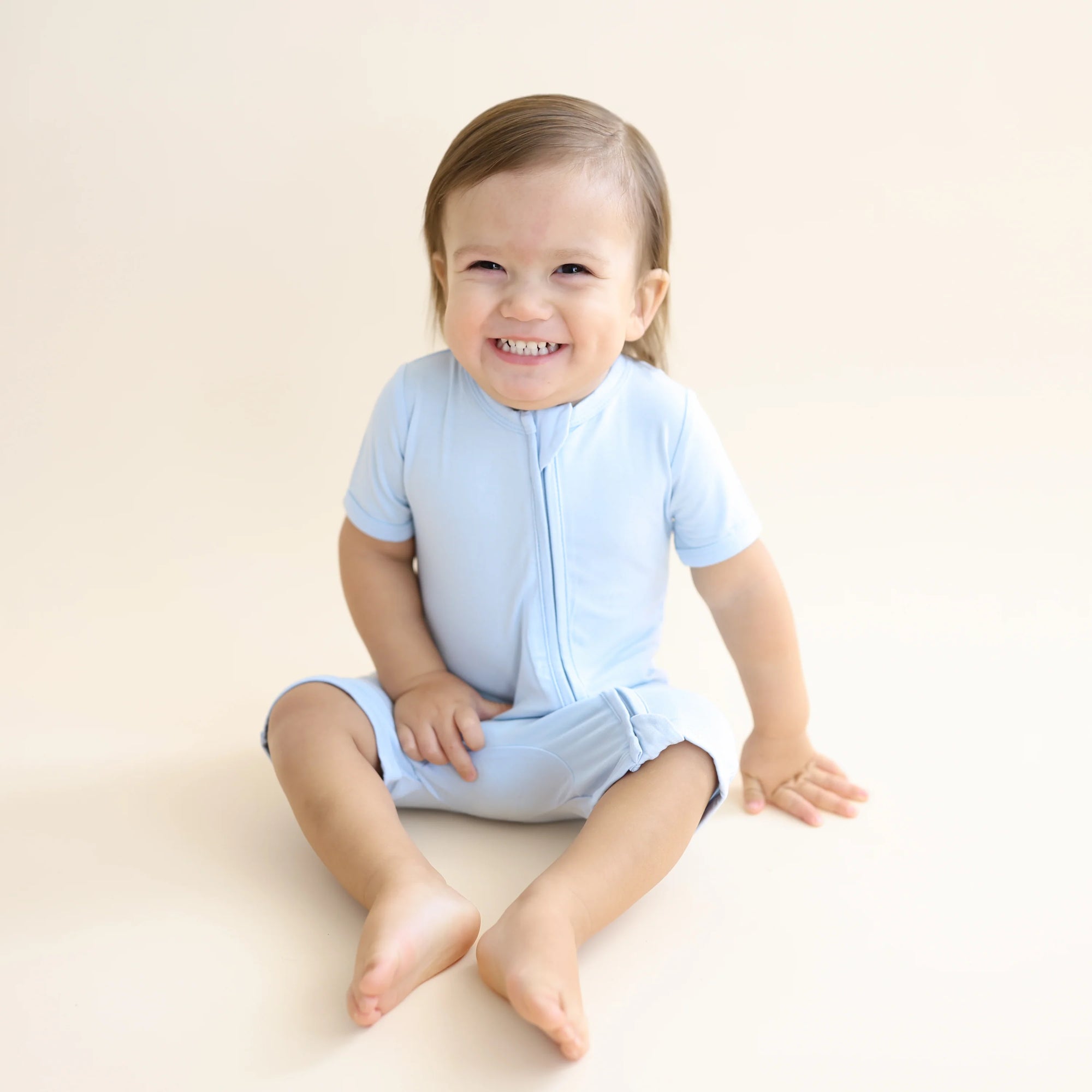 Zippered Shortall Romper | Breeze