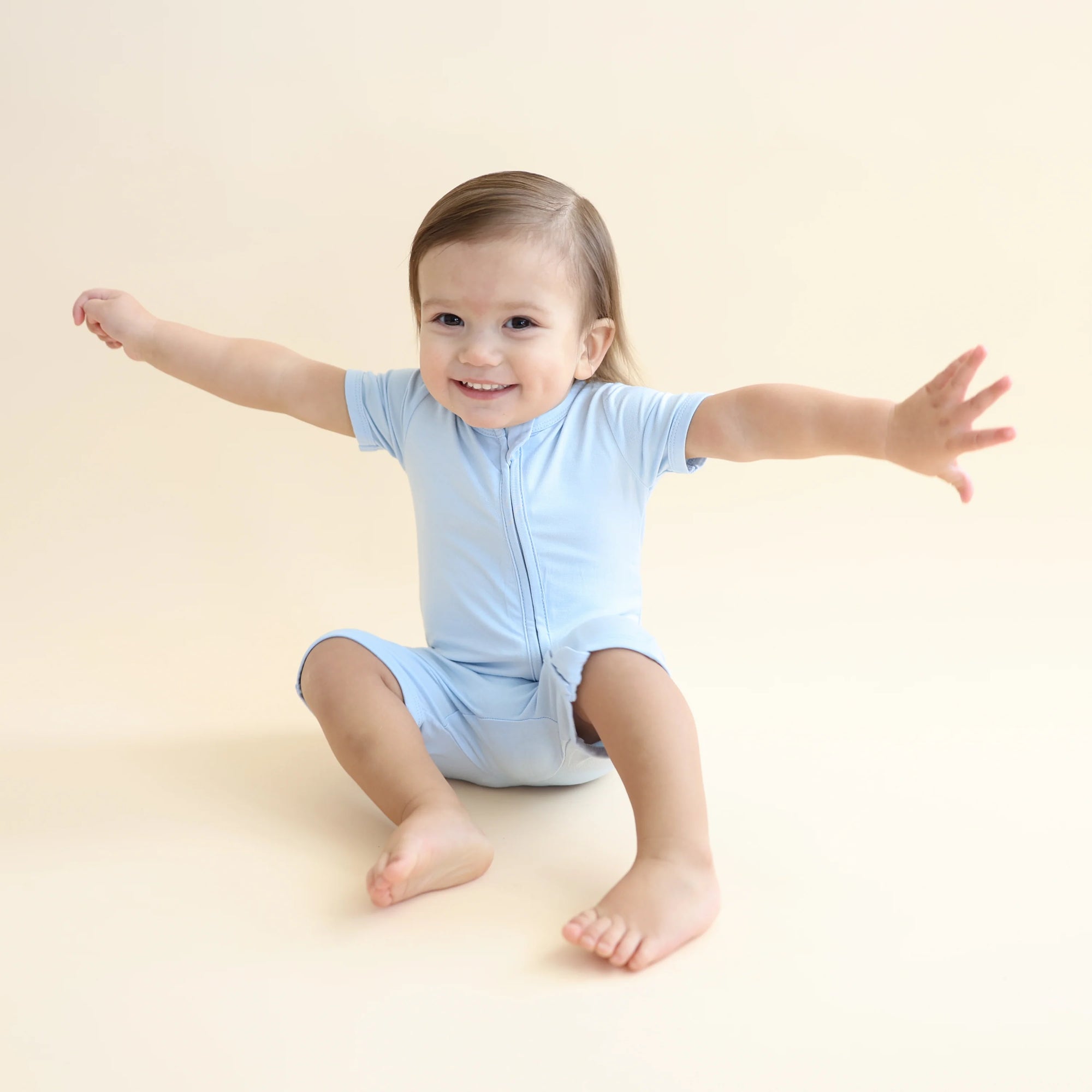 Zippered Shortall Romper | Breeze