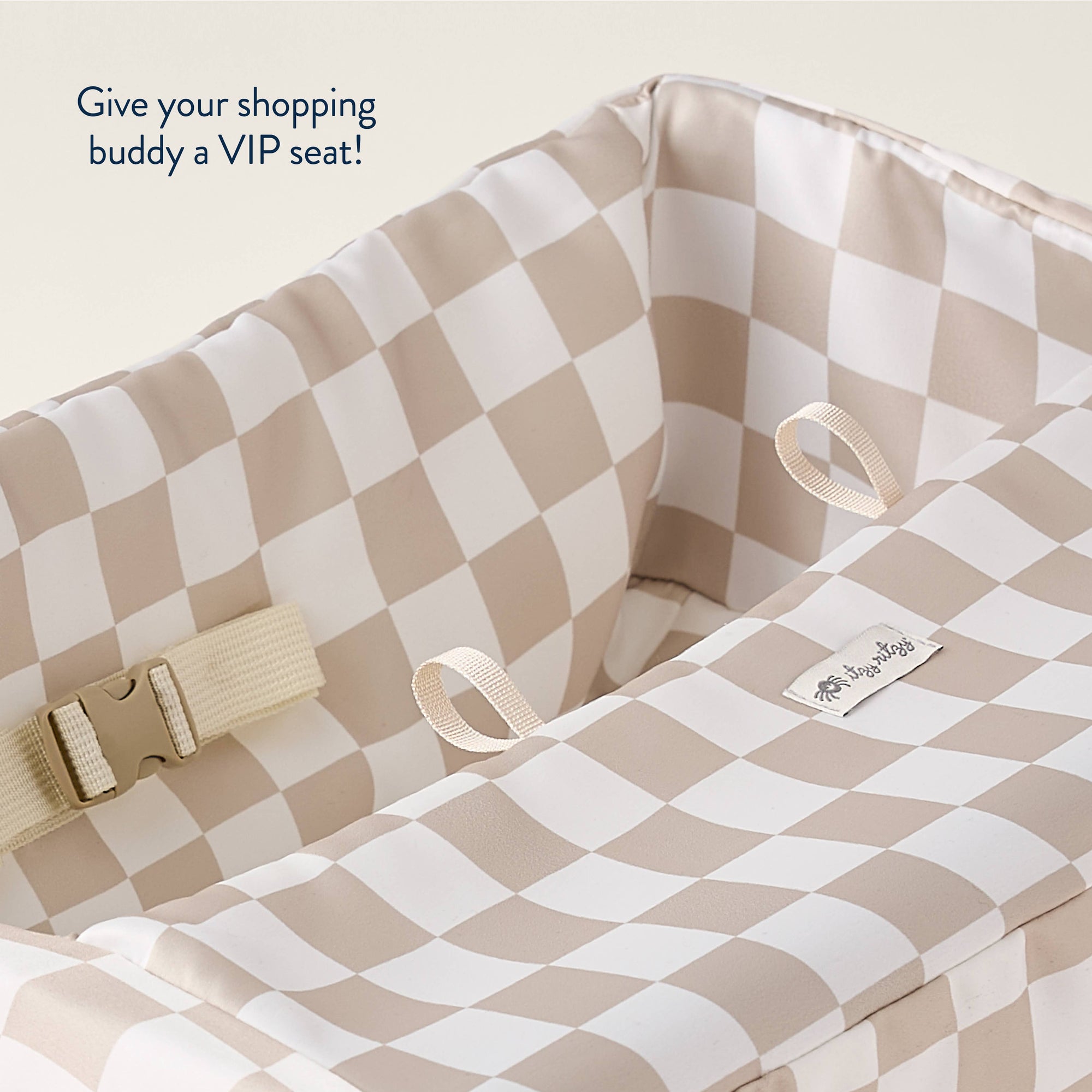 Shopping Cart Cover | Checkerboard