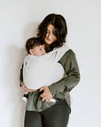 The Rachel Beluga Wrap | Light Grey Heather