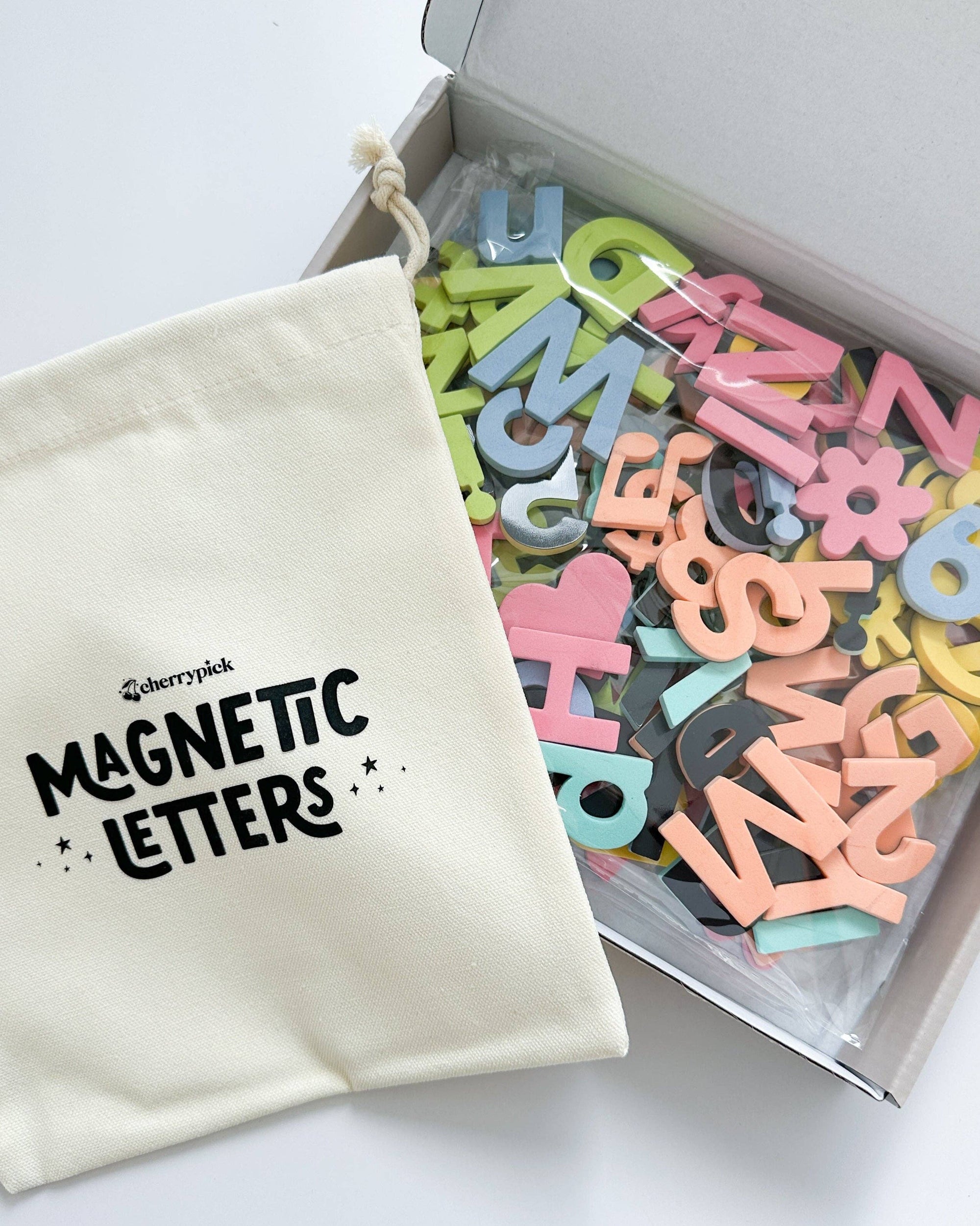 Soft Foam Magnetic Letters &amp; Symbols | Black