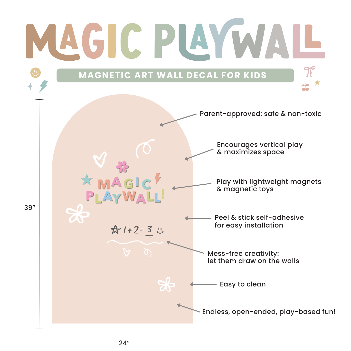 Magic Playwall | Sage Green