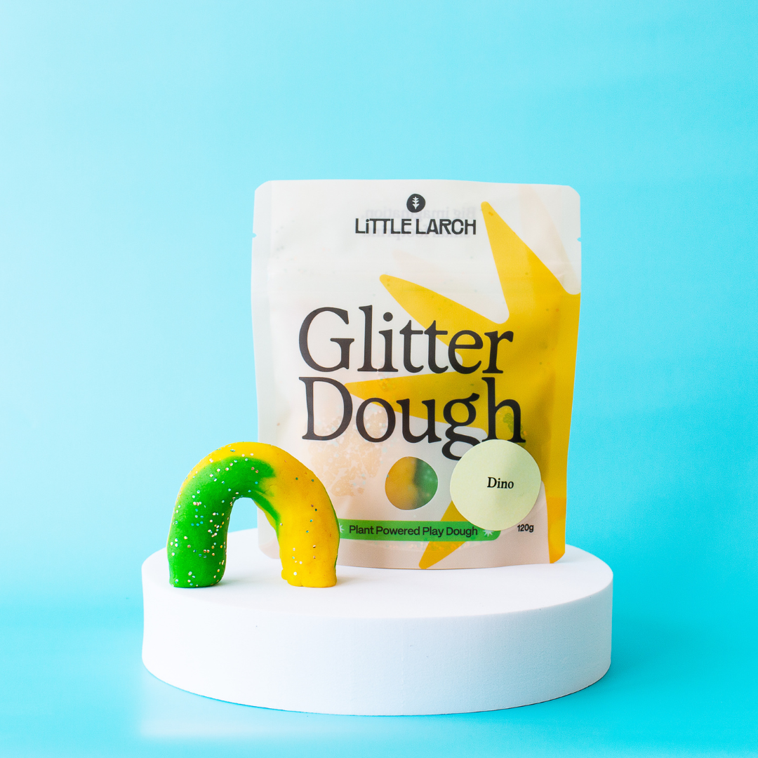 Glitter Playdough Pouch | Dino