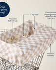 Shopping Cart Cover | Checkerboard