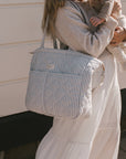 Diaper Bag | Blue Striped