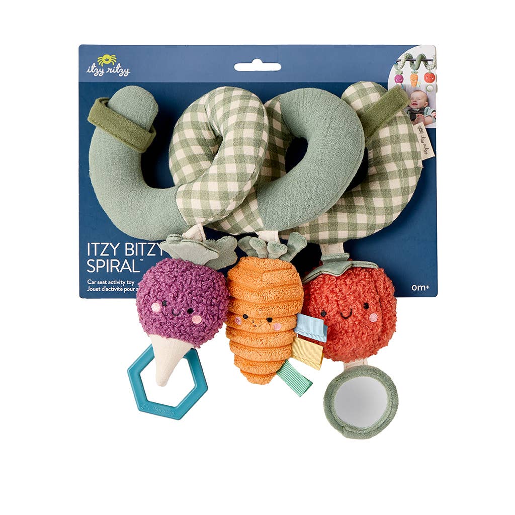 Spiral Car Seat Activity Toy | Veggie