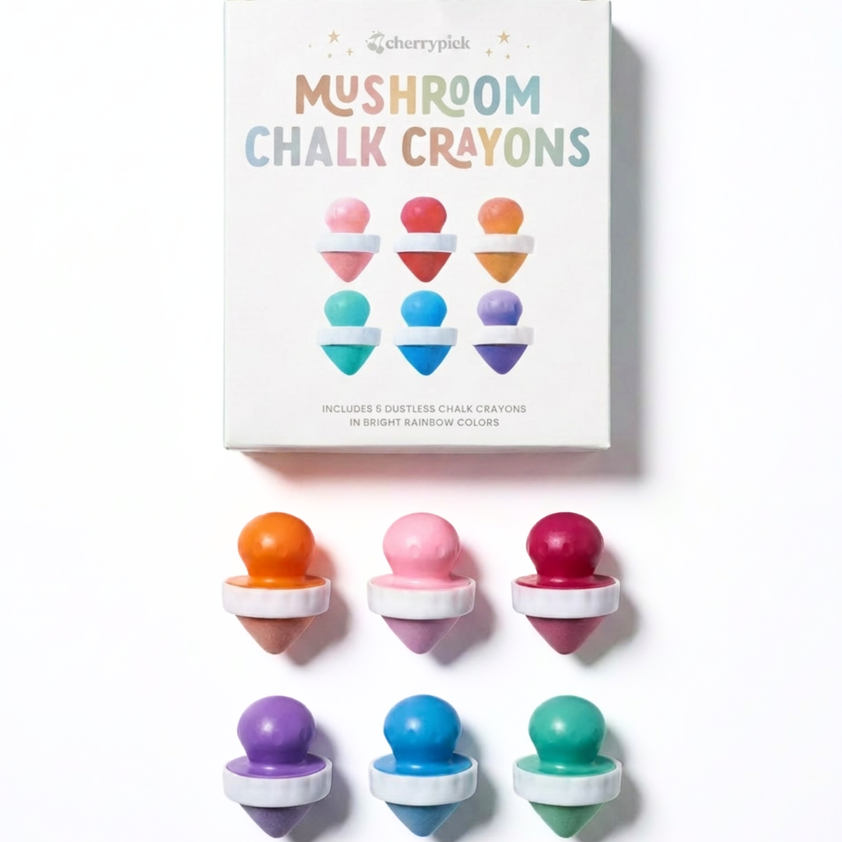 Mushroom Chalk Crayons for Magic Playwall